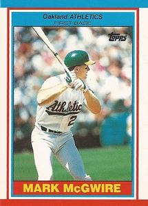 1989 Topps UK Minis Baseball Cards     051      Mark McGwire